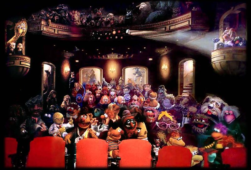 Muppets in a theater