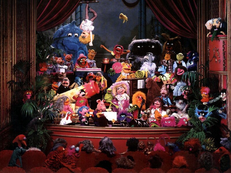 Muppets on stage performance
