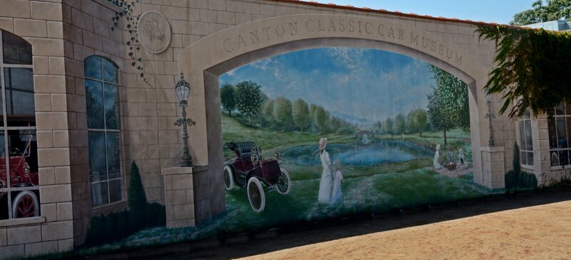 Mural at Car Museum