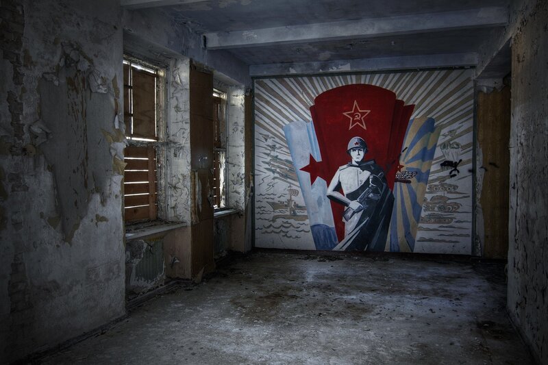 Mural in Abandoned Building