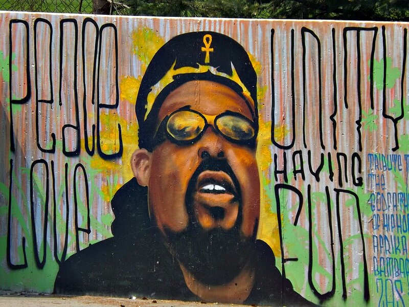 Mural of a Man — Black