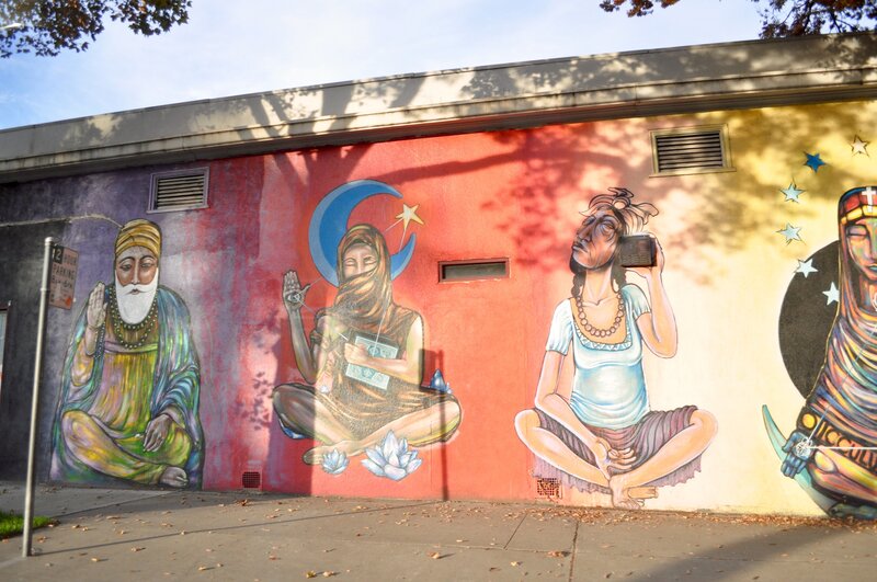 Mural of Religious Figures