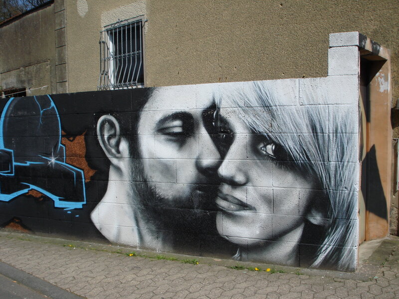 Mural of Two Faces