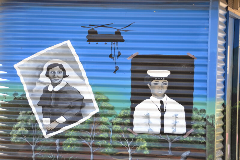 Mural on Corrugated Metal