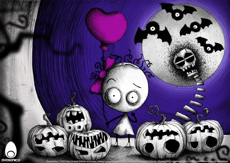 Murasaki Baby Halloween scene