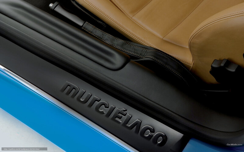 Murcielago car interior