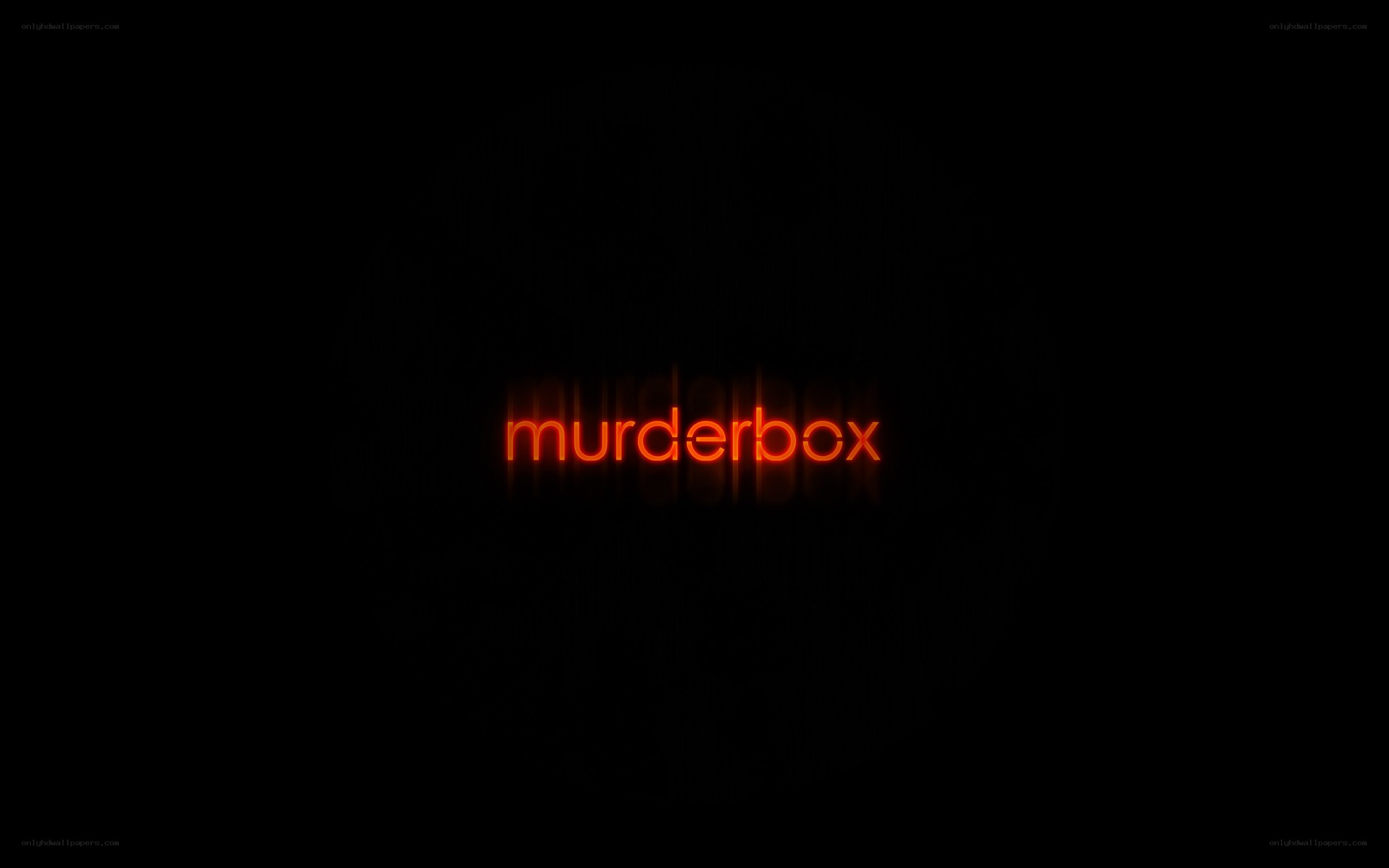 murderbox neon sign