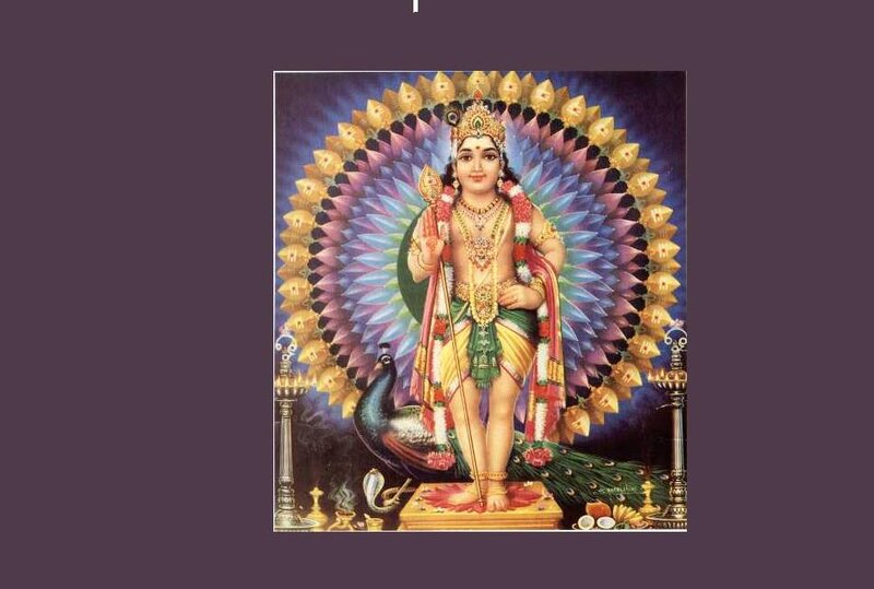 Murugan Deity Painting