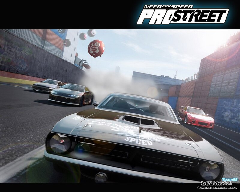 Muscle Car in Race
