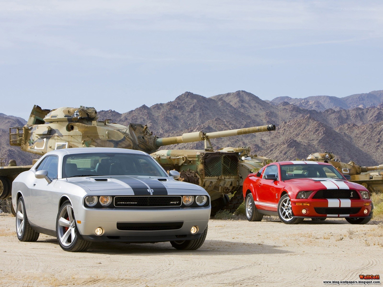 Muscle cars with tanks