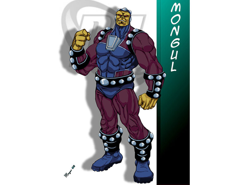 Muscled Alien Character