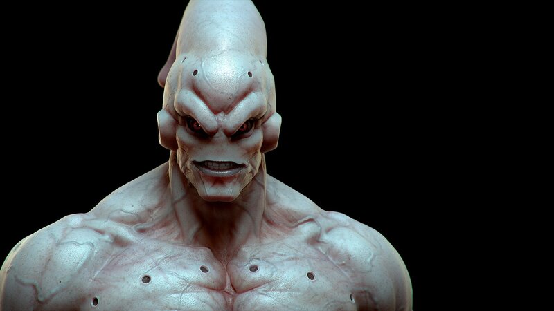 Muscled Alien Creature