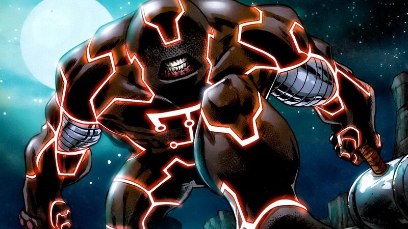 Muscular Alien Creature — Black