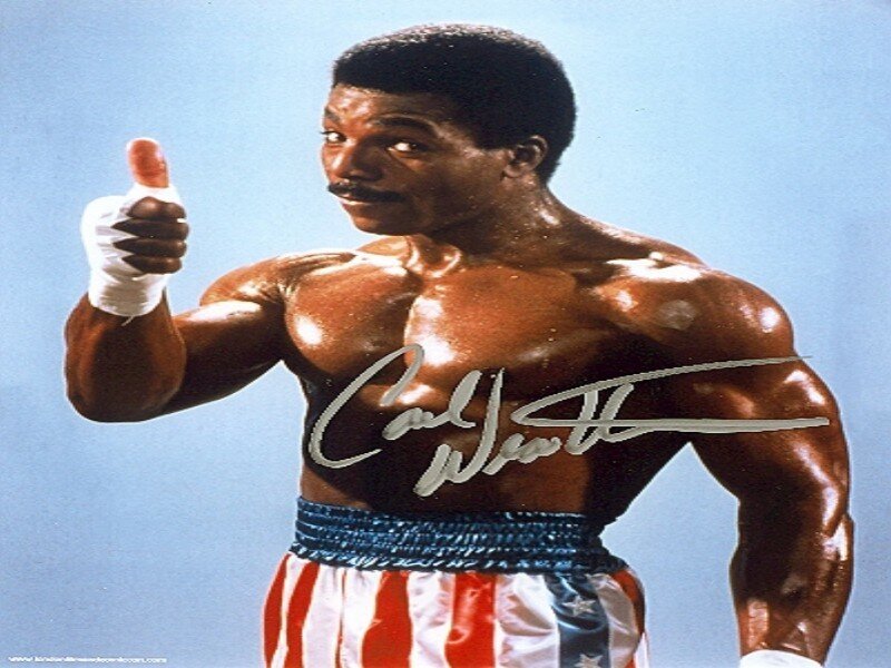 Muscular Boxer Giving Thumbs-up