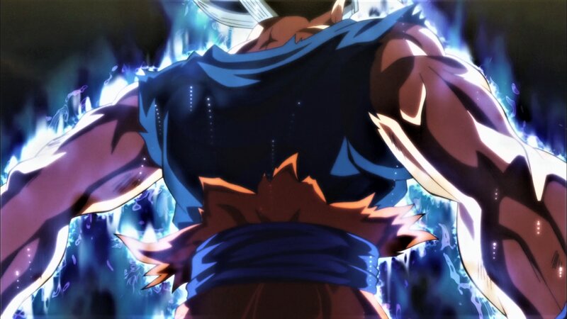 Muscular Character in Blue Aura