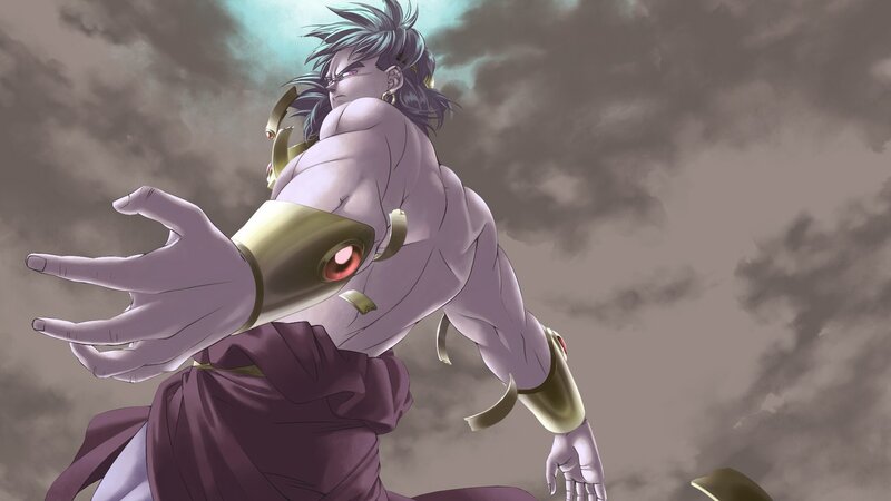 Muscular Character with Glowing Arm