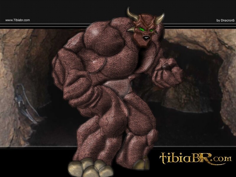 muscular demon creature