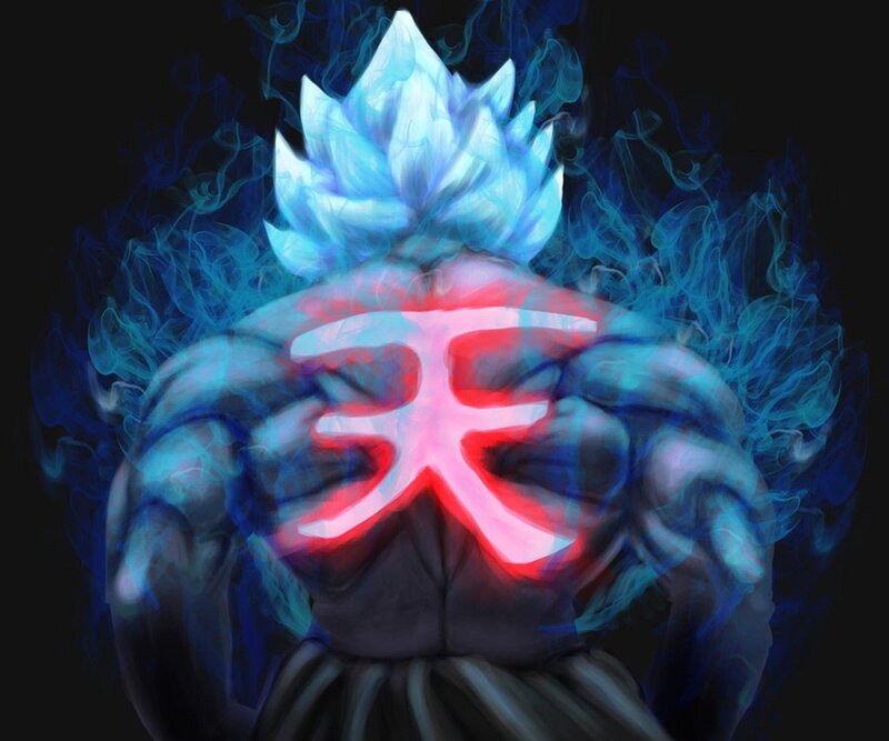 Muscular Figure with Glowing Back