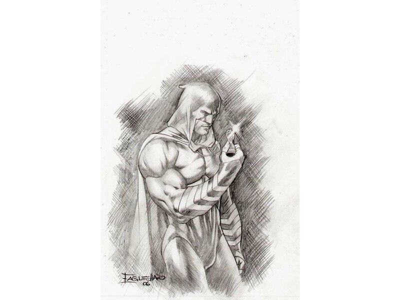 Muscular Hooded Figure