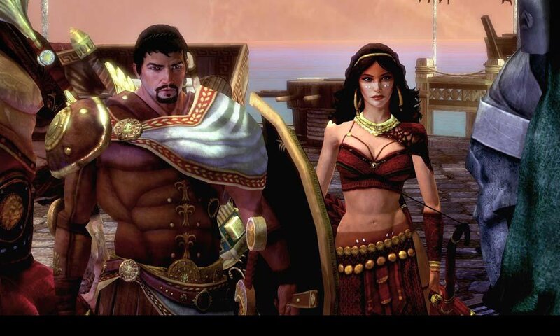 Muscular Man and Woman — Brown