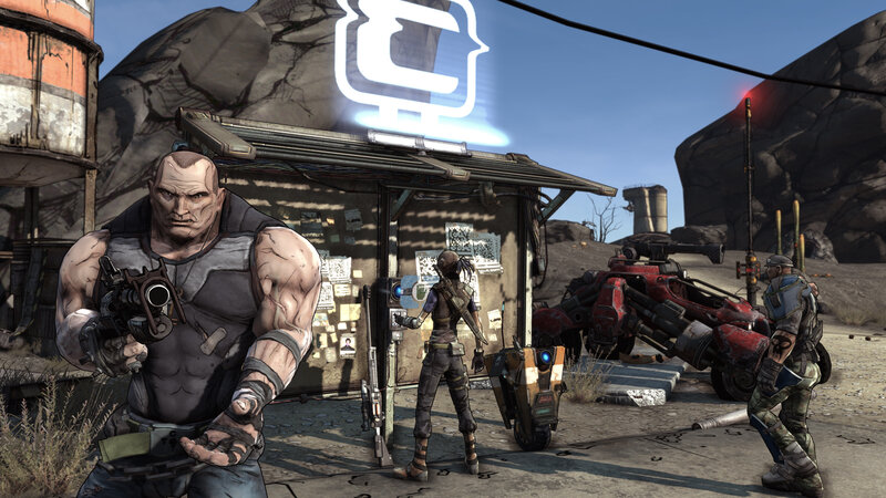Muscular Man Holding Gun