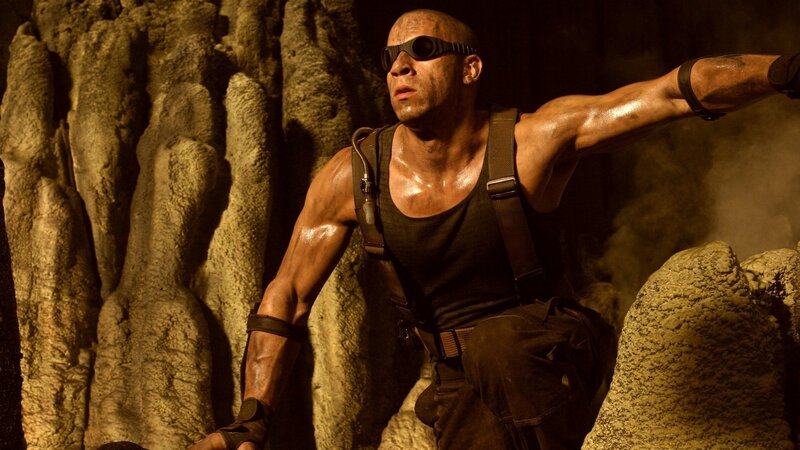 Muscular Man in Cave