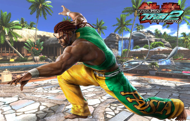 Muscular Man in Green and Yellow