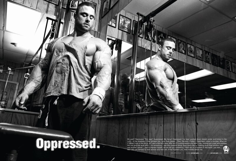Muscular Man in Gym