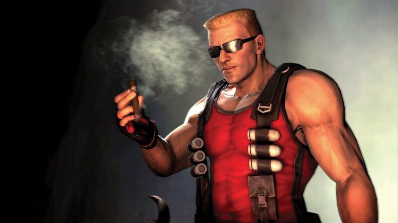 Muscular Man Smoking Cigar