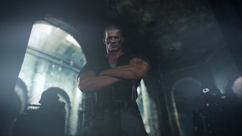 Muscular Man with Arms Crossed