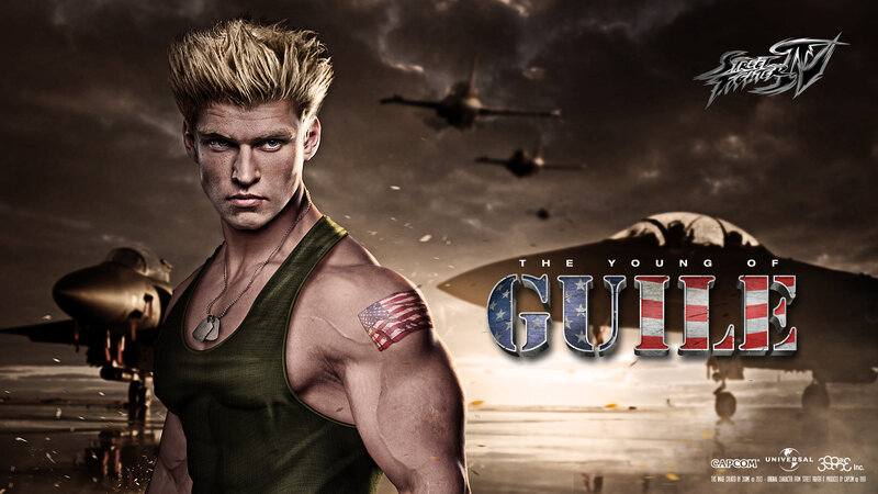 Muscular Man with Flag Tattoo