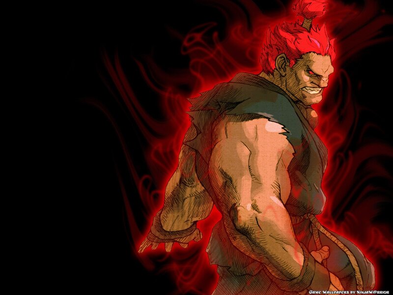 Muscular Man with Red Hair — Black, Dramatic
