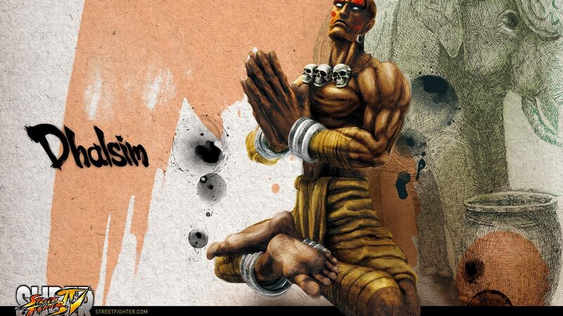 Muscular Man with Skulls — Brown, Dramatic
