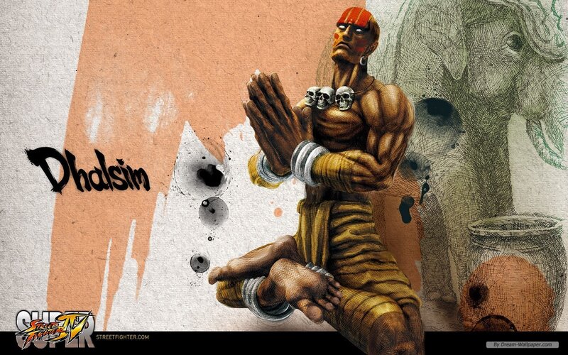 Muscular Man with Skulls — Brown