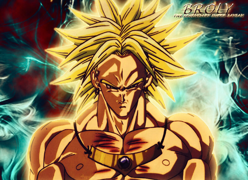 Muscular Man with Spiky Hair — Yellow, Dramatic, Anime