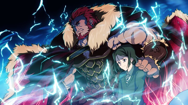 Muscular Man with Young Boy