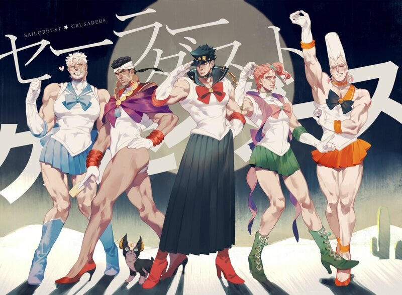 Muscular Men in Sailor Outfits