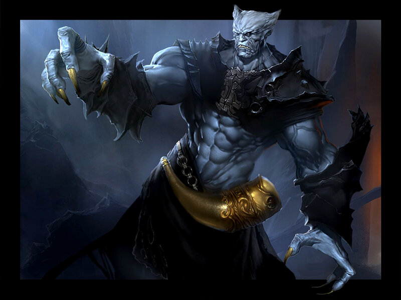 Muscular Monster Warrior