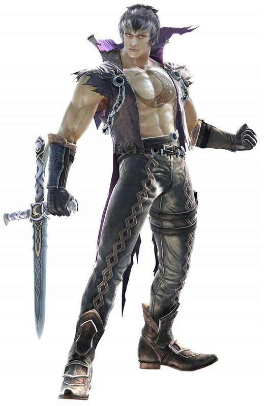 muscular warrior with sword
