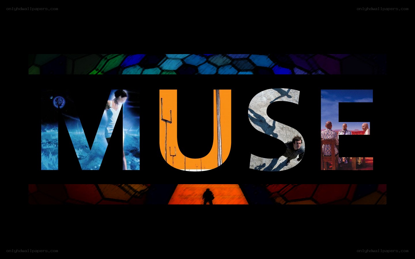Muse band collage artwork
