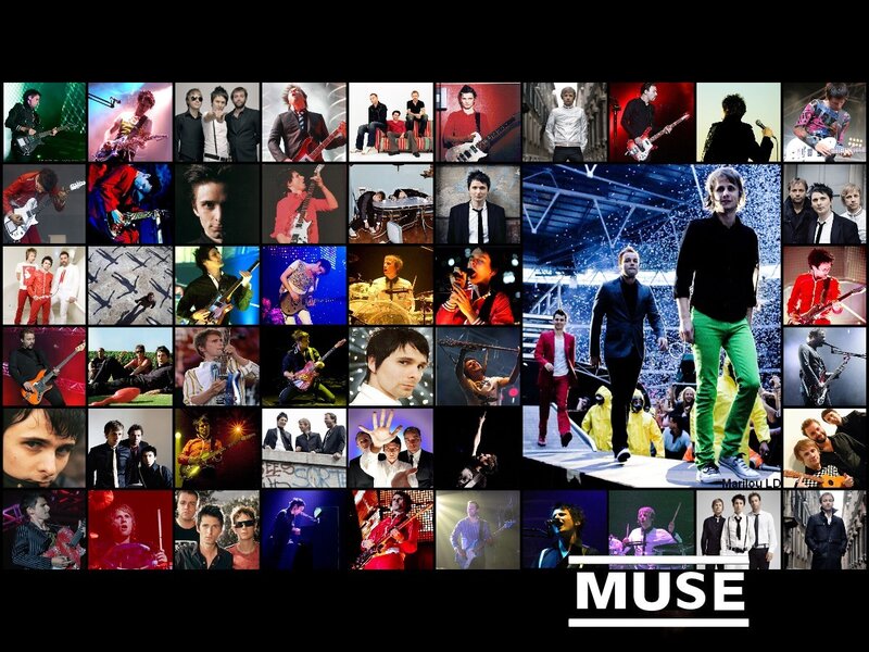 Muse band collage
