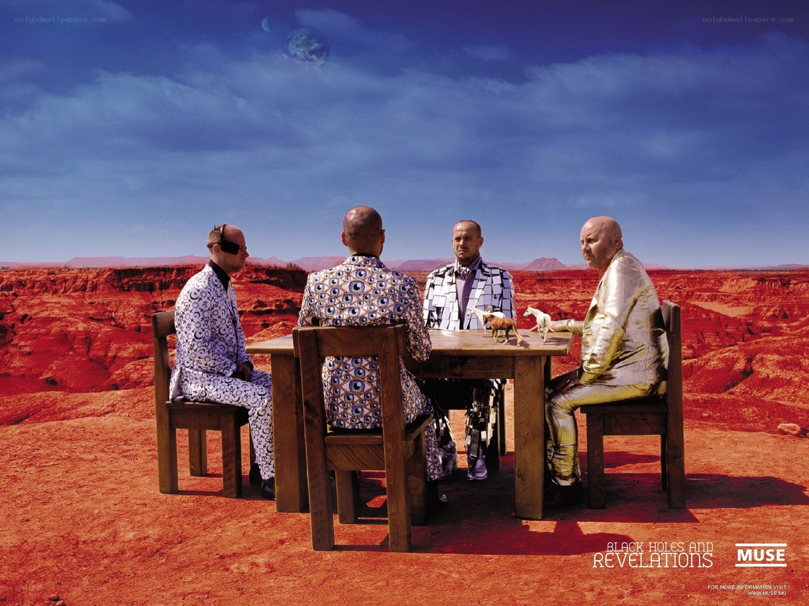 Muse band in desert