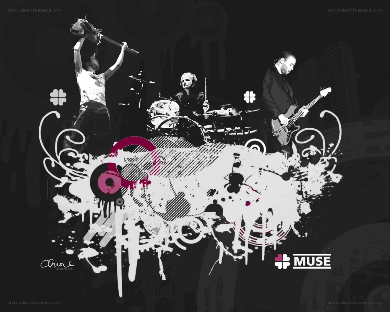 Muse band performance art