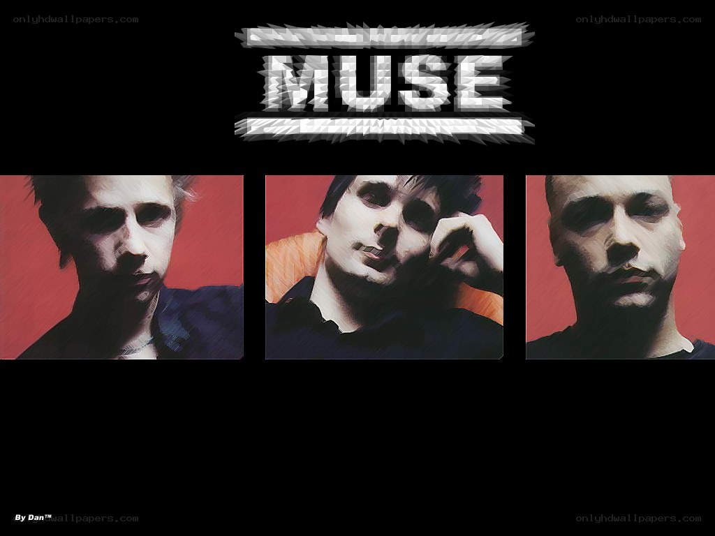 Muse band portrait collage