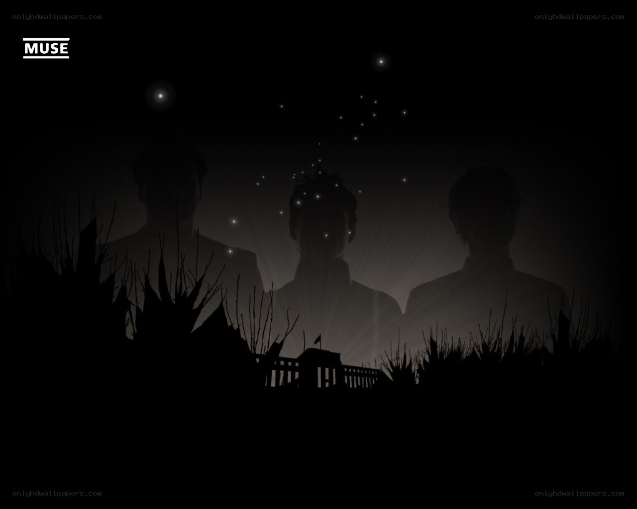 Muse band silhouette