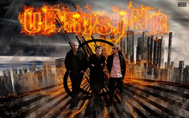 Muse band with Uprising title