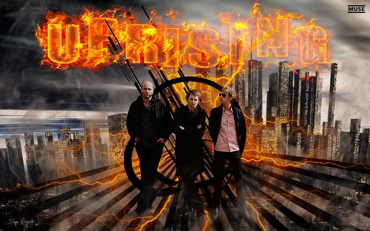 Muse band with Uprising title