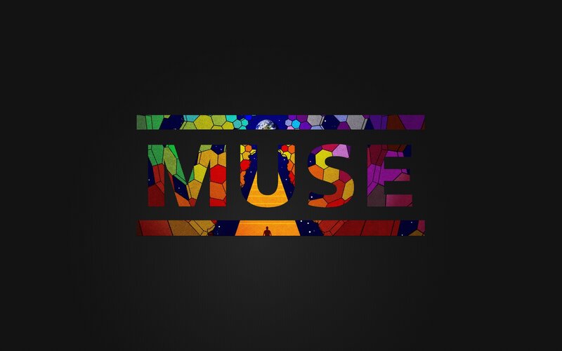 MUSE Logo with Mosaic Design