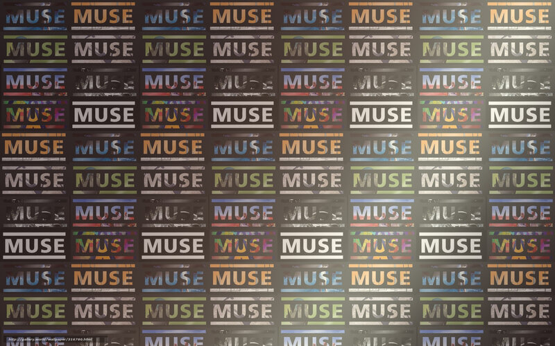 Muse text pattern background