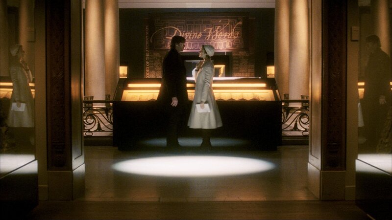 museum exhibit scene